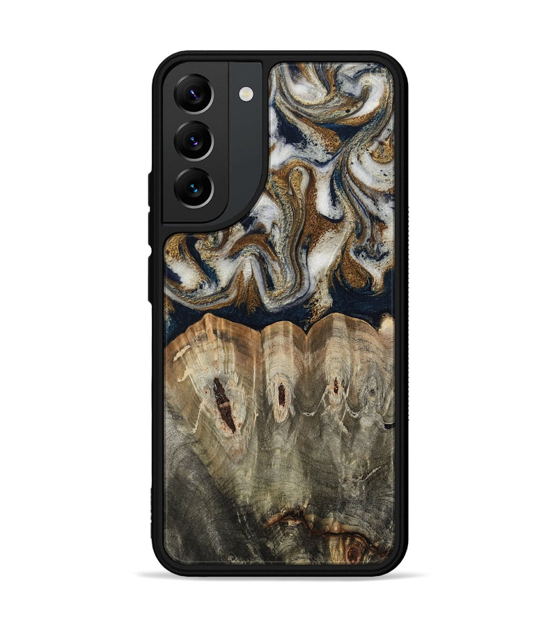 Galaxy S22 Plus Wood Phone Case - Tamya (Black & White, 813931)