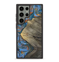 Galaxy S23 Ultra Wood Phone Case - Waverly (Teal & Gold, 813933)