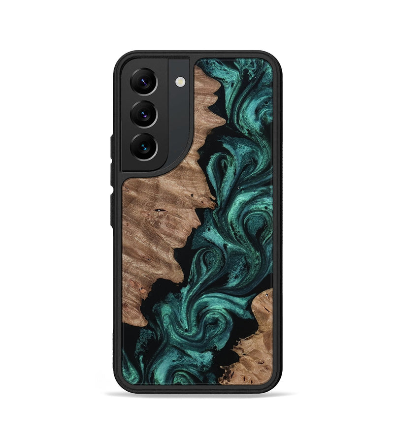 Galaxy S22 Wood Phone Case - Shantel (Green, 813952)