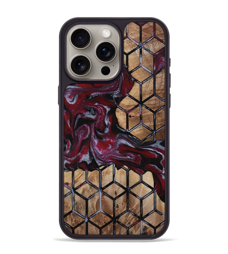 iPhone 15 Pro Max Wood Phone Case - Toni (Pattern, 813970)