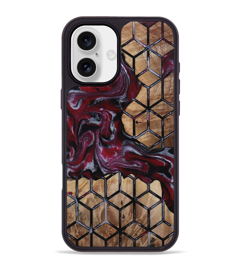 iPhone 16 Plus Wood Phone Case - Toni (Pattern, 813970)