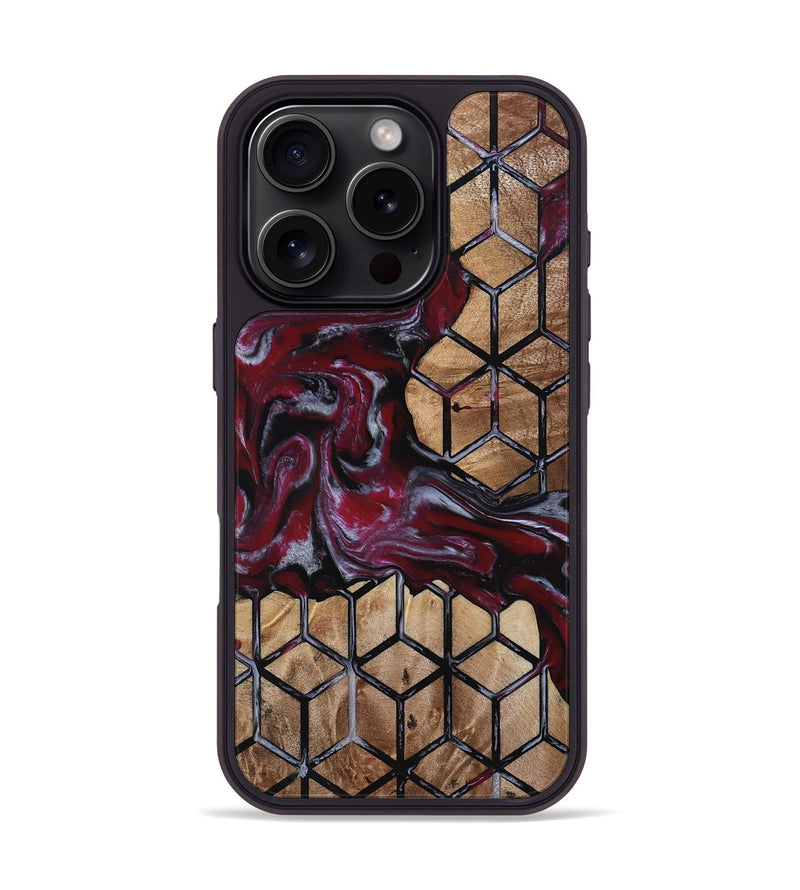 iPhone 16 Pro Wood Phone Case - Toni (Pattern, 813970)
