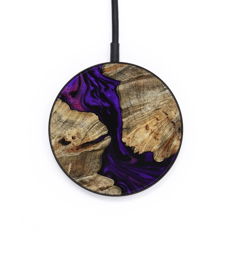 Circle Wood Wireless Charger - Ottis (Purple, 813984)