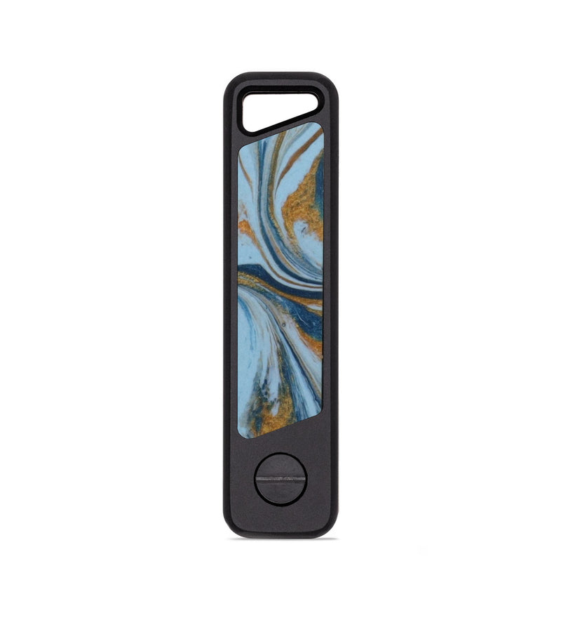 EDC ResinArt KeyHolder - Judith (Teal & Gold, 814048)