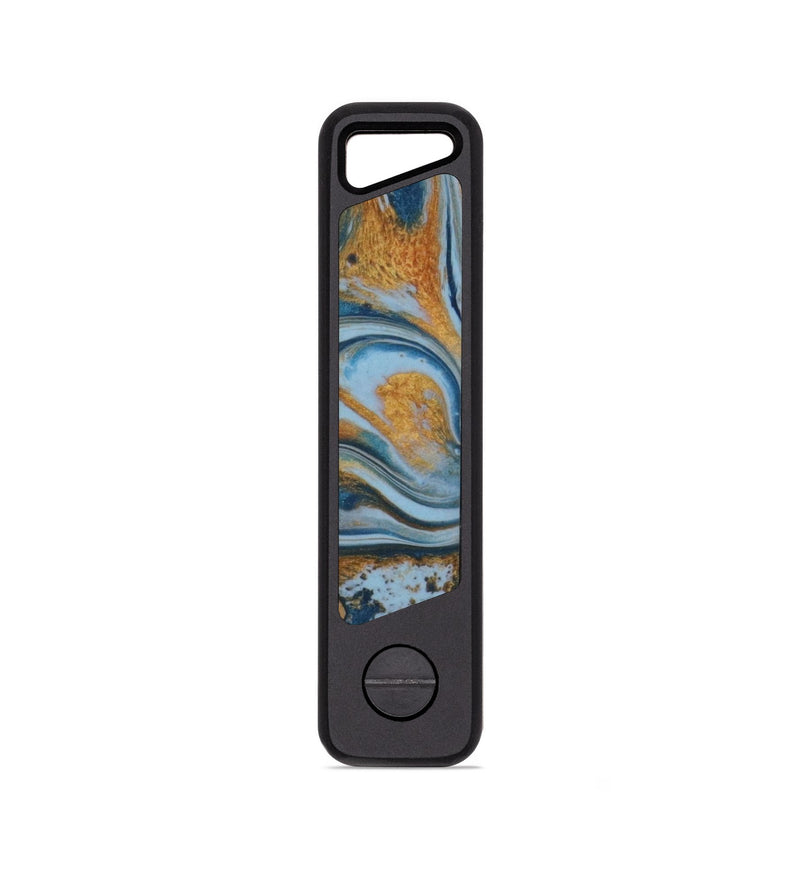 EDC ResinArt KeyHolder - Wendy (Teal & Gold, 814094)
