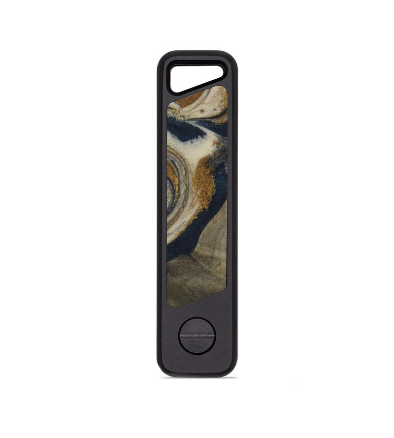 EDC Wood KeyHolder - Claire (Teal & Gold, 814096)