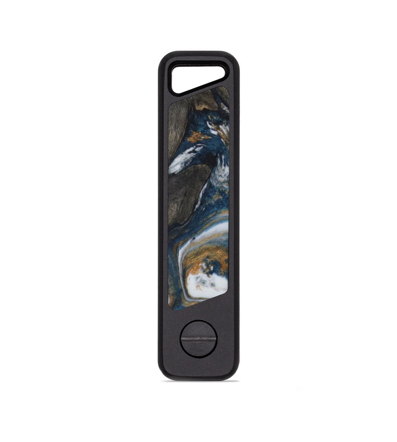 EDC Wood KeyHolder - Alexus (Teal & Gold, 814100)