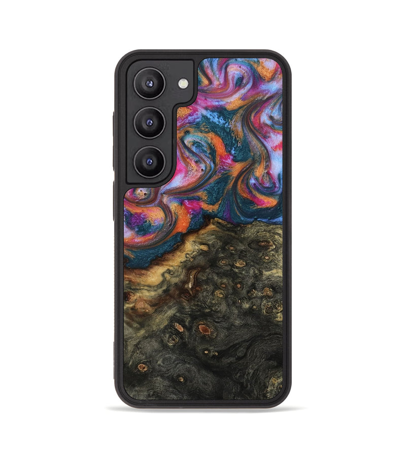 Galaxy S23 Wood Phone Case - Faye (Blue, 814106)