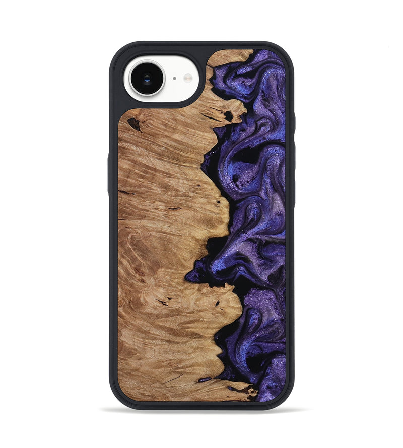 iPhone 17e Wood Phone Case - Frida (Purple, 814114)