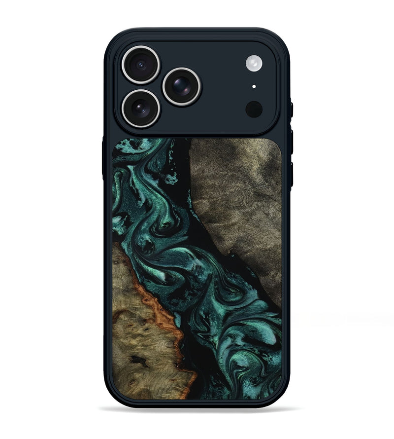 iPhone 17 Pro Max Wood Phone Case - Kimber (Green, 814173)