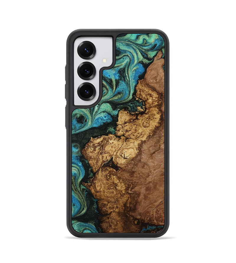 Galaxy S25 Wood Phone Case - Tressie (Green, 814174)