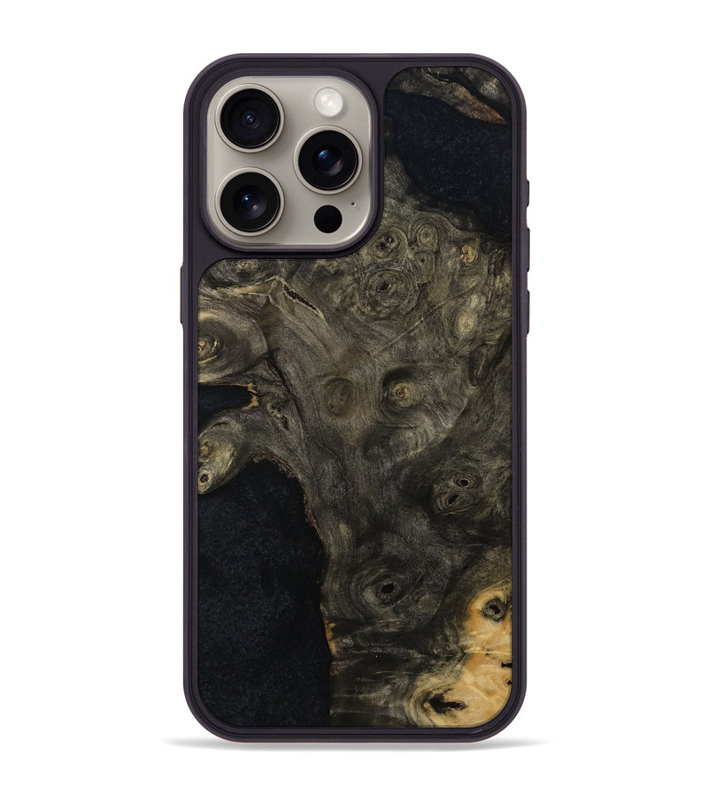 iPhone 15 Pro Max Wood Phone Case - Evelin (Wood Burl, 814182)
