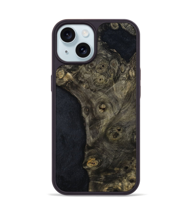 iPhone 15 Wood Phone Case - Kinsley (Wood Burl, 814184)