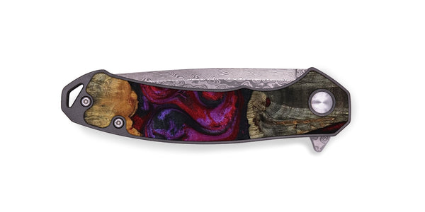 EDC Wood Pocket Knife - Jerrod (Red, 814188)