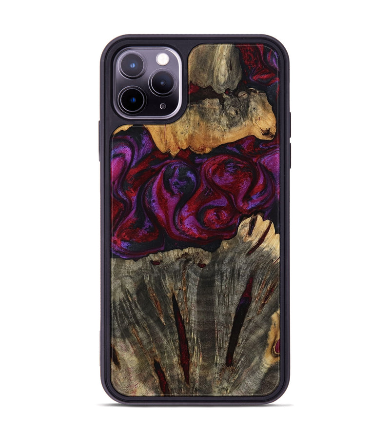 iPhone 11 Pro Max Wood Phone Case - Jerrod (Red, 814188)