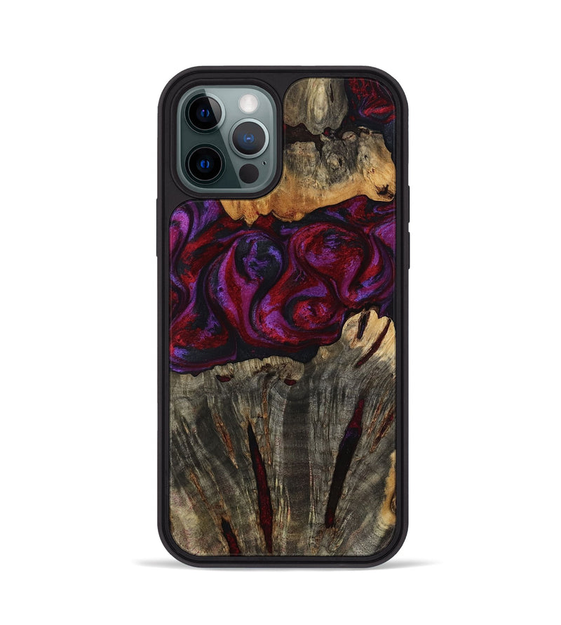 iPhone 12 Pro Wood Phone Case - Jerrod (Red, 814188)