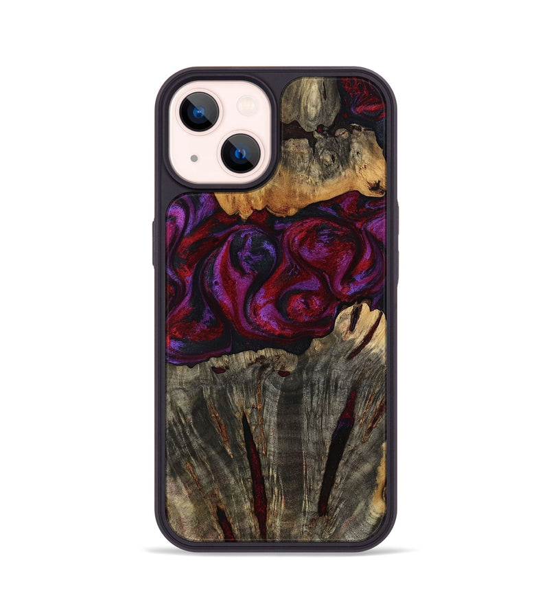 iPhone 14 Wood Phone Case - Jerrod (Red, 814188)