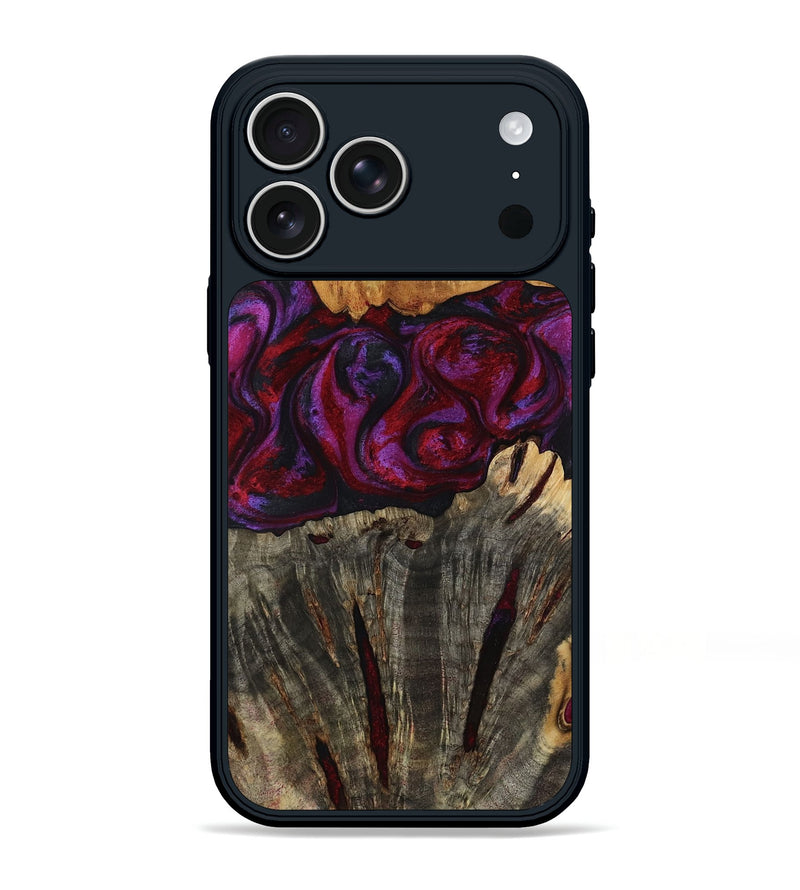 iPhone 17 Pro Max Wood Phone Case - Jerrod (Red, 814188)