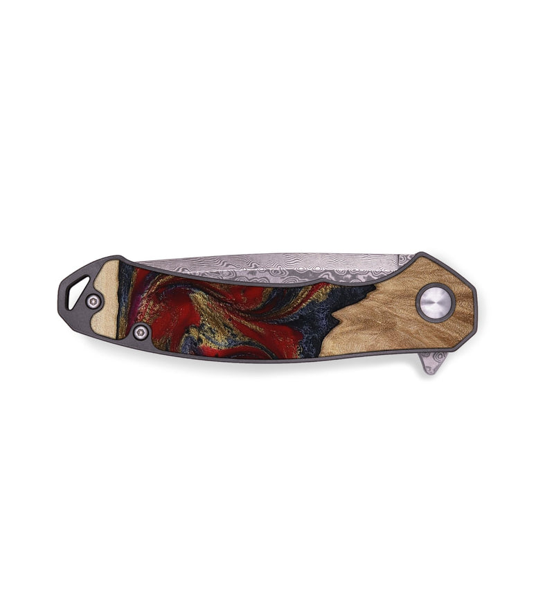 EDC Wood Pocket Knife - Felix (Red, 814189)