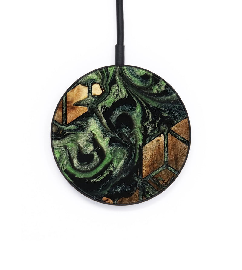 Circle Wood Wireless Charger - Odis (Pattern, 814204)