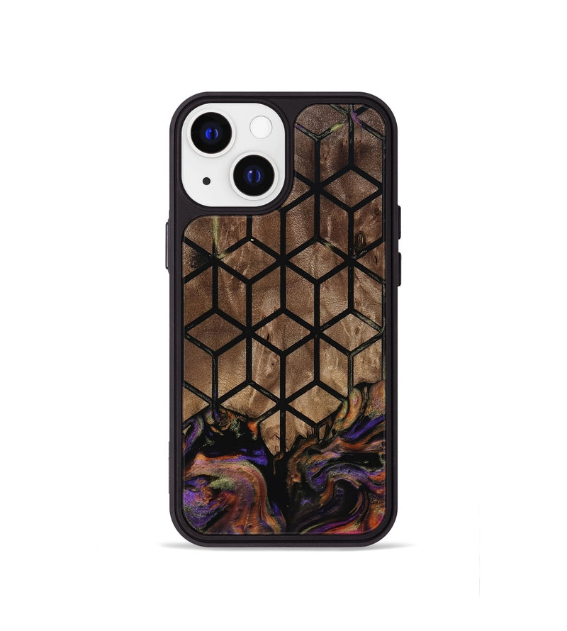 iPhone 13 mini Wood Phone Case - Derek (Pattern, 814205)