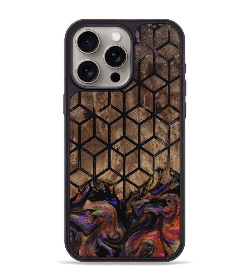 iPhone 15 Pro Max Wood Phone Case - Derek (Pattern, 814205)