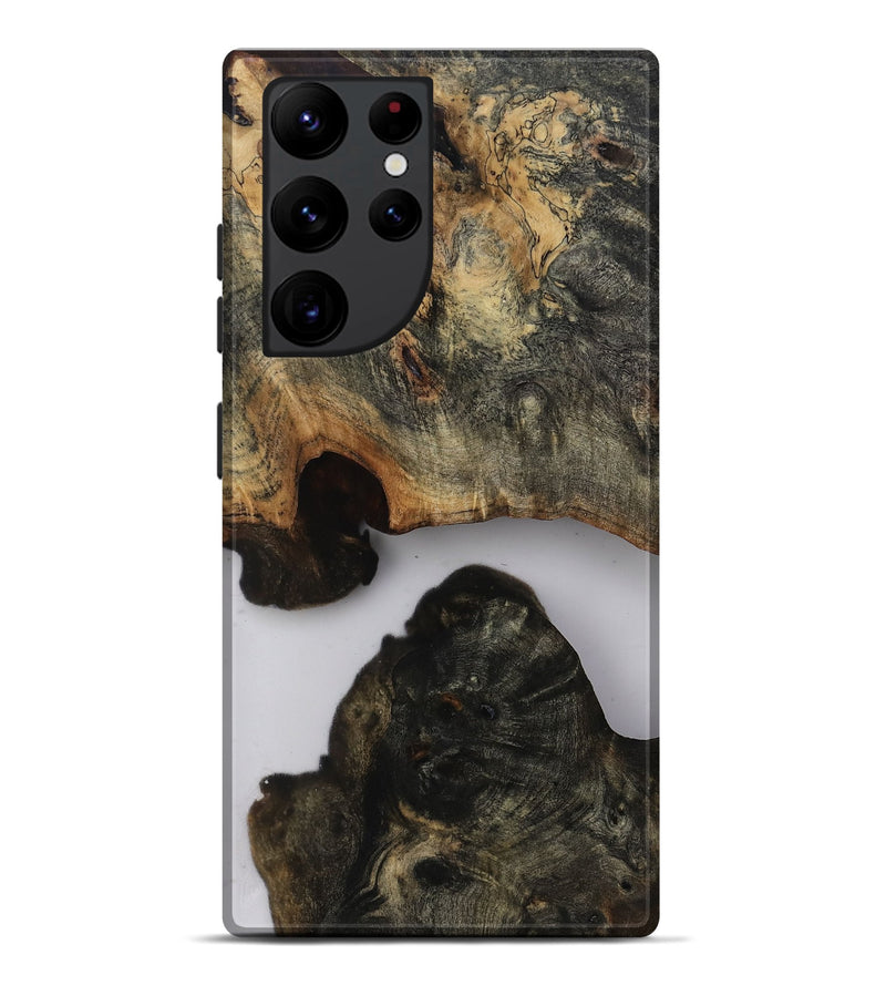 Galaxy S22 Ultra Wood Live Edge Phone Case - Harve (Clear, 814232)