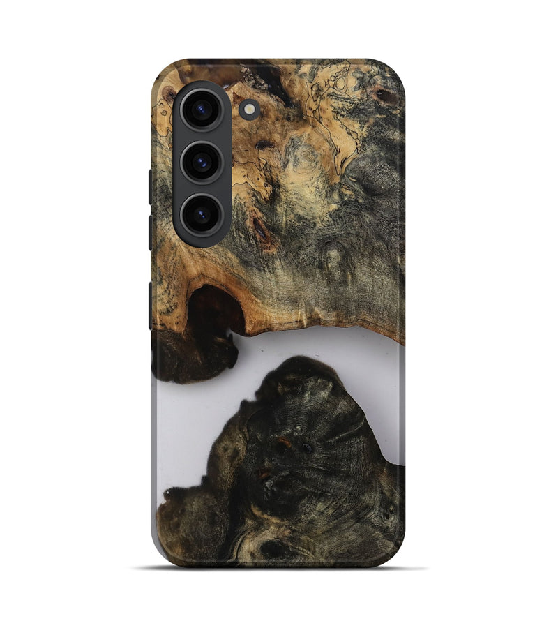Galaxy S23 Wood Live Edge Phone Case - Harve (Clear, 814232)