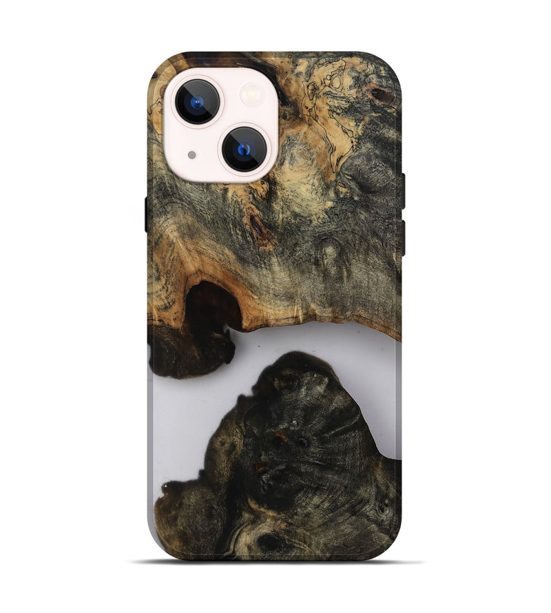 iPhone 14 Wood Live Edge Phone Case - Harve (Clear, 814232)