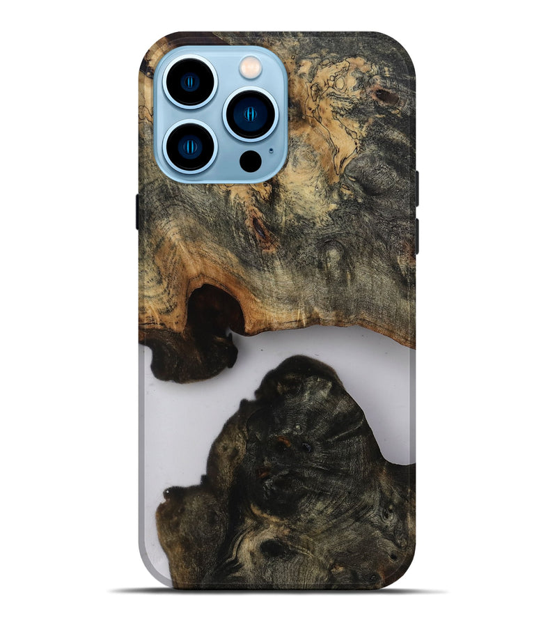 iPhone 14 Pro Max Wood Live Edge Phone Case - Harve (Clear, 814232)