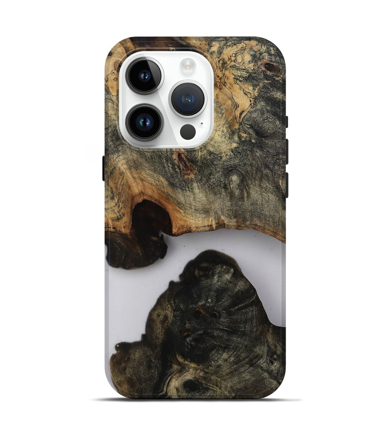 iPhone 15 Pro Wood Live Edge Phone Case - Harve (Clear, 814232)