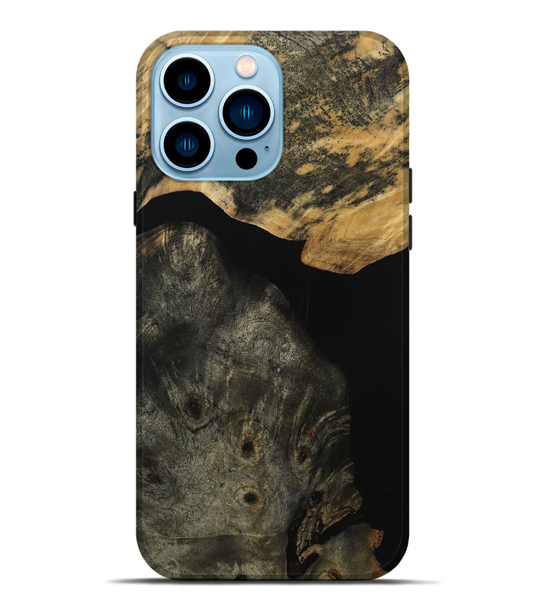 iPhone 14 Pro Max Wood Live Edge Phone Case - Alyce (Wood Burl, 814236)