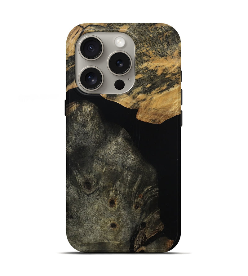 iPhone 16 Pro Wood Live Edge Phone Case - Alyce (Wood Burl, 814236)