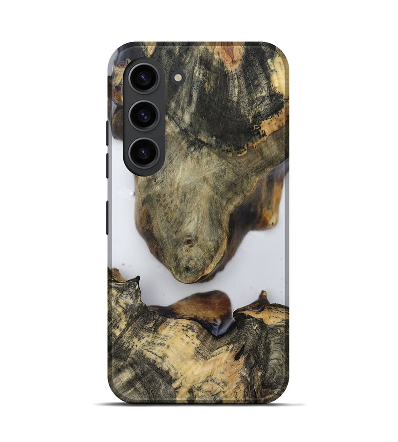 Galaxy S23 Wood Live Edge Phone Case - Eli (Clear, 814238)
