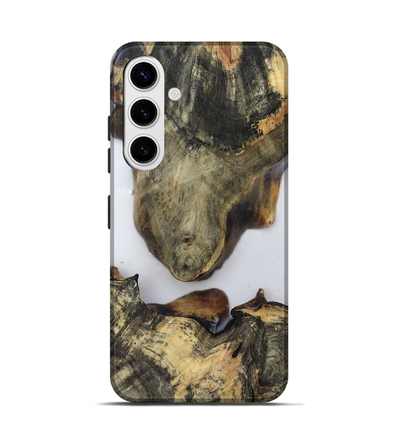 Galaxy S25 Wood Live Edge Phone Case - Eli (Clear, 814238)