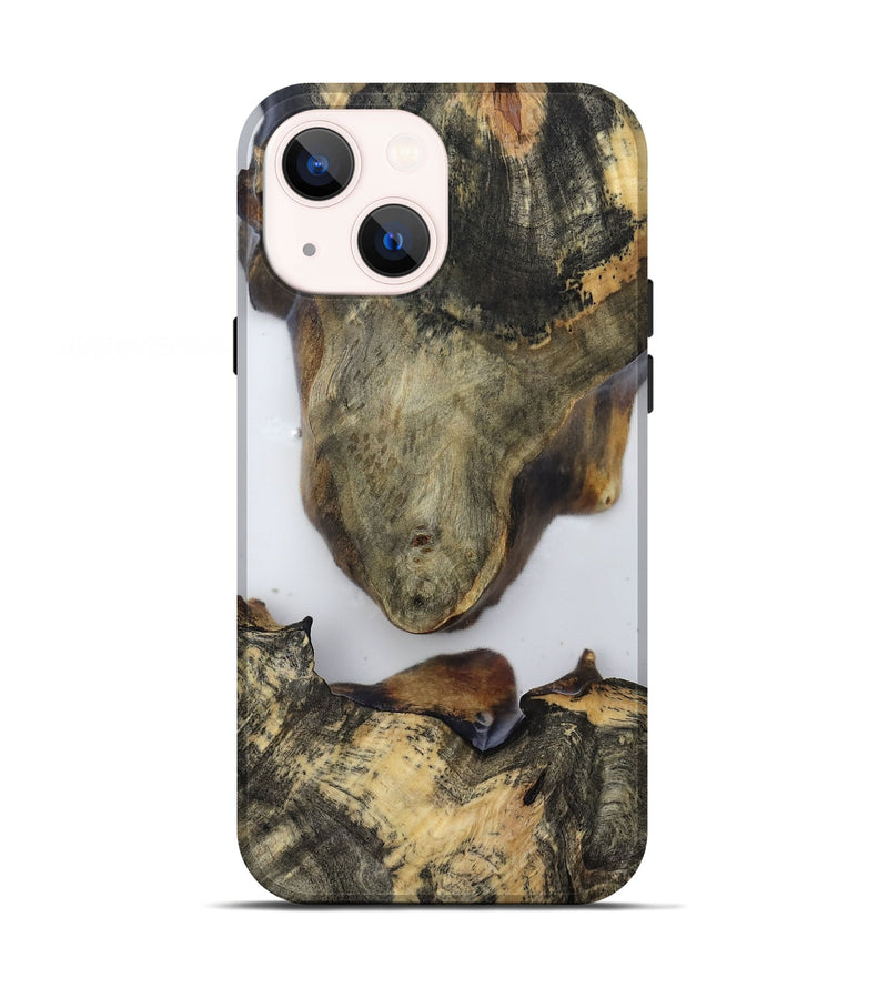 iPhone 13 Wood Live Edge Phone Case - Eli (Clear, 814238)