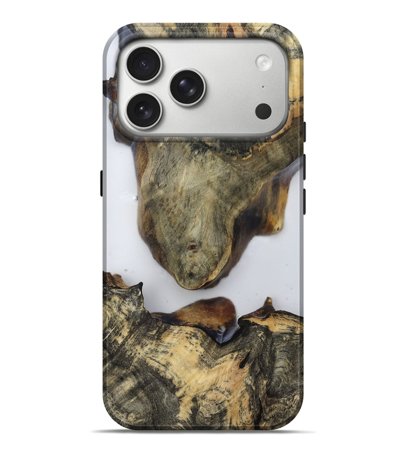 iPhone 17 Pro Max Wood Live Edge Phone Case - Eli (Clear, 814238)