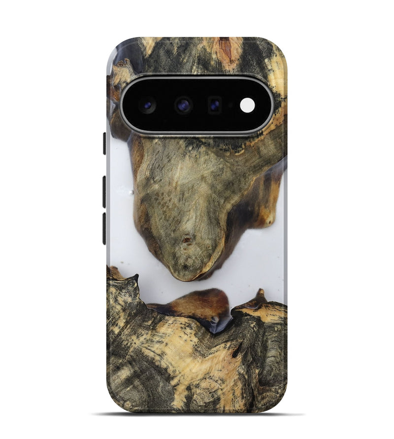 Pixel 11 Pro Wood Live Edge Phone Case - Eli (Clear, 814238)