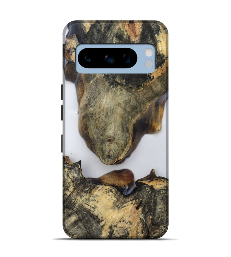 Pixel 8 Pro Wood Live Edge Phone Case - Eli (Clear, 814238)
