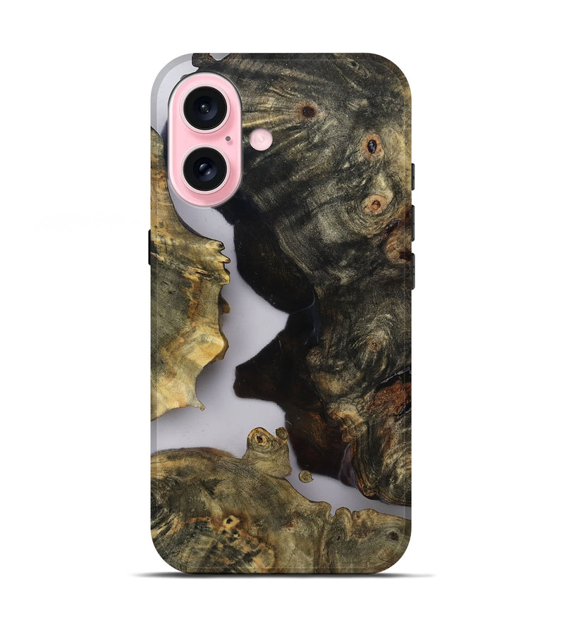 iPhone 17 Wood Live Edge Phone Case - Lian (Clear, 814242)
