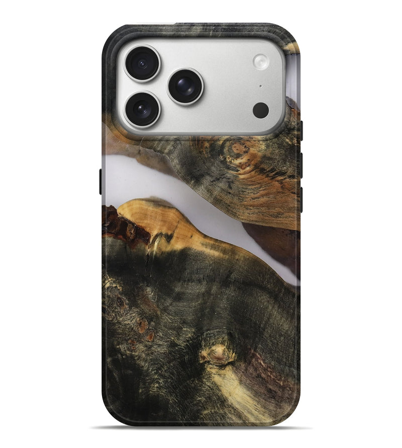 iPhone 17 Pro Max Wood Live Edge Phone Case - Jerad (Clear, 814243)