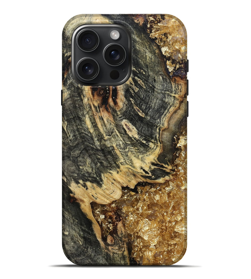 iPhone 16 Pro Max Wood Live Edge Phone Case - Seymour (Clear, 814254)