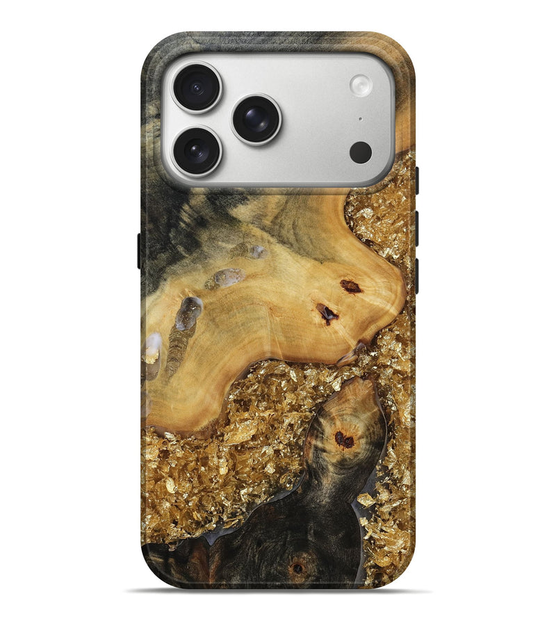 iPhone 17 Pro Max Wood Live Edge Phone Case - Hana (Clear, 814255)
