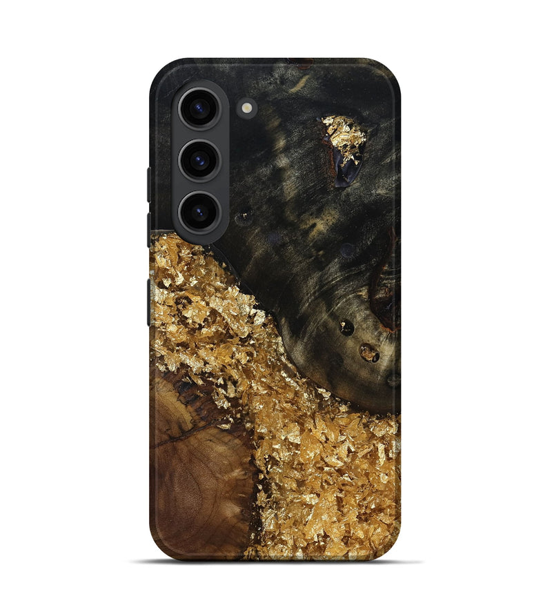 Galaxy S23 Wood Live Edge Phone Case - Marlys (Clear, 814256)