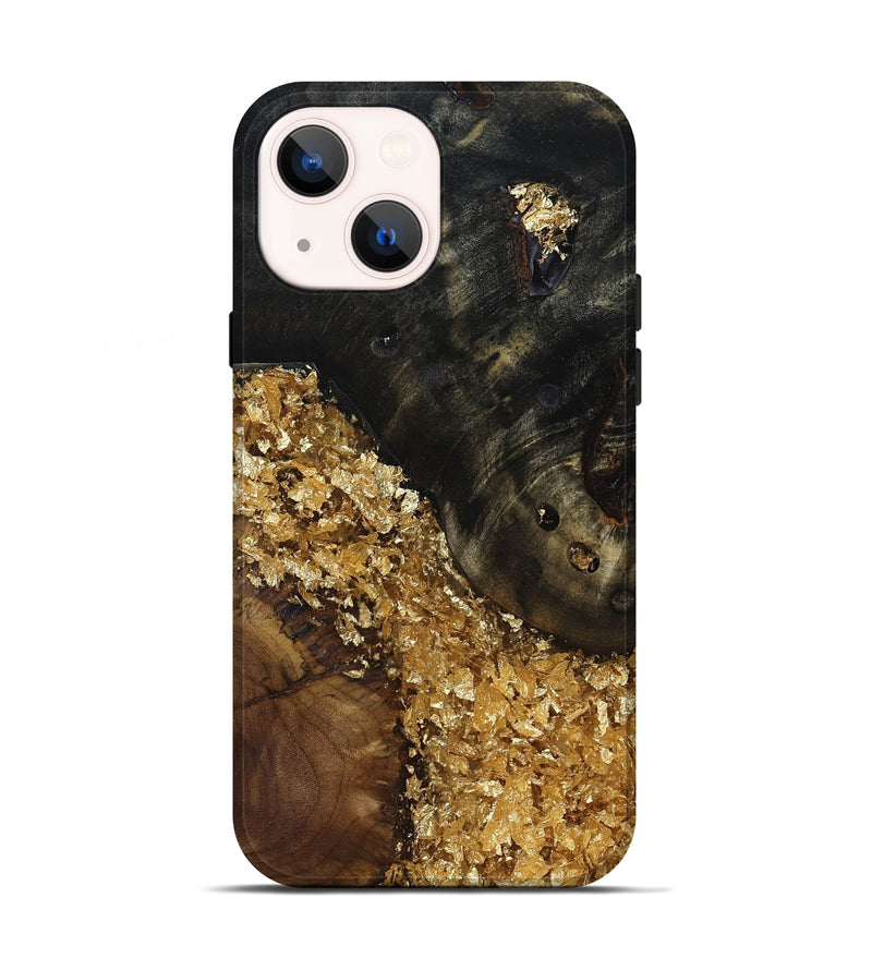 iPhone 13 Wood Live Edge Phone Case - Marlys (Clear, 814256)