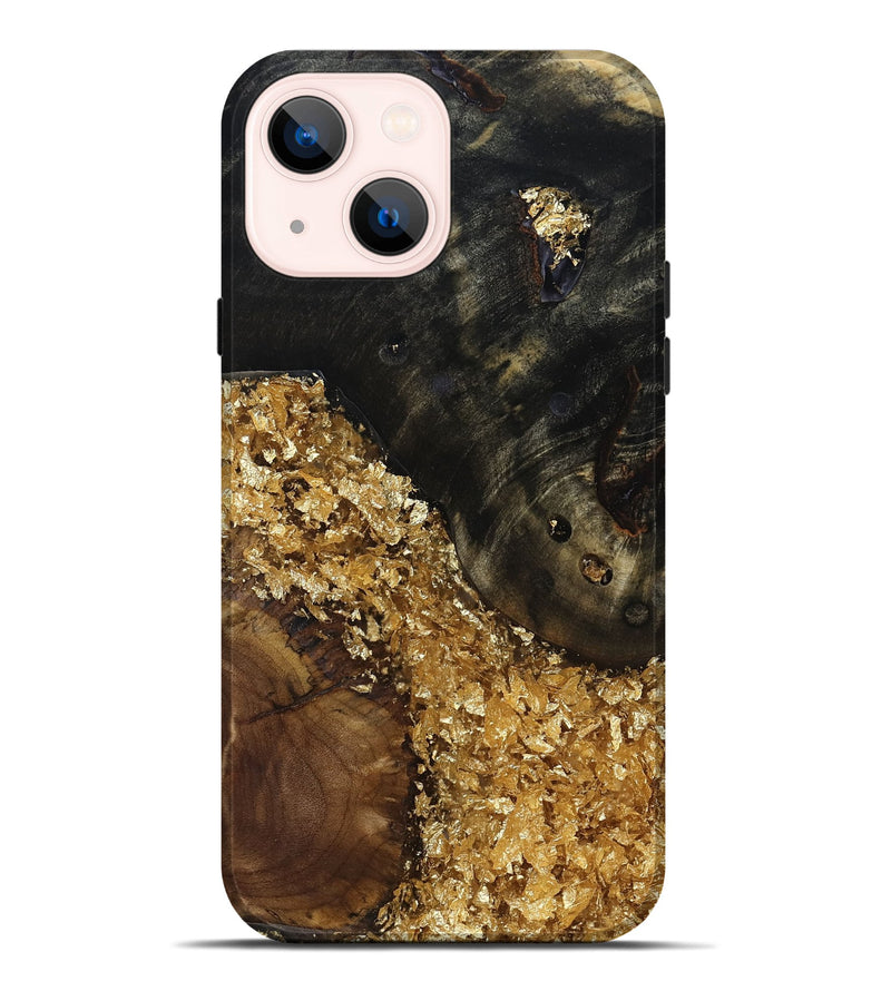 iPhone 14 Plus Wood Live Edge Phone Case - Marlys (Clear, 814256)