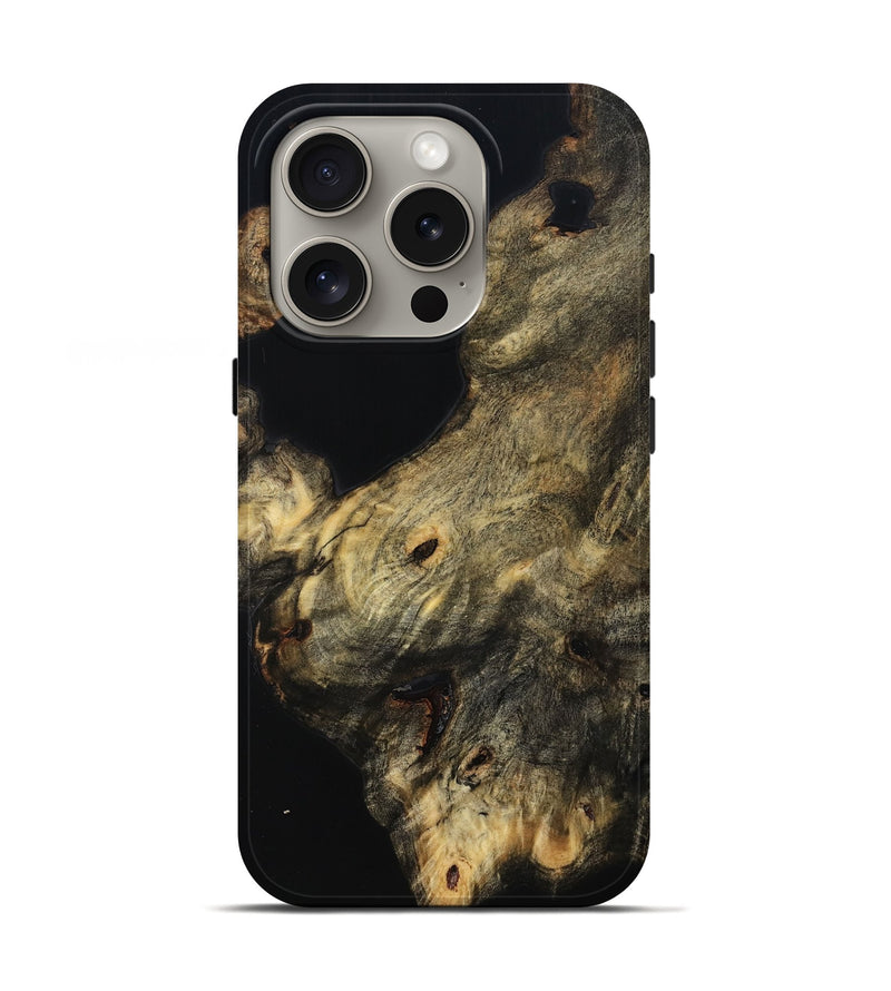 iPhone 16 Pro Wood Live Edge Phone Case - Coby (Wood Burl, 814260)