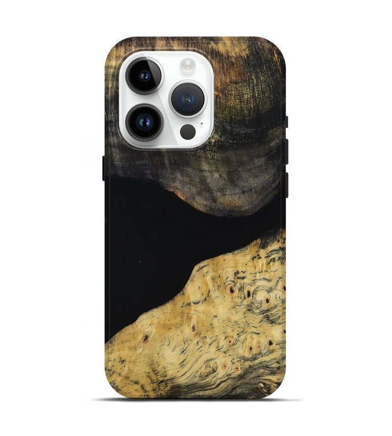 iPhone 15 Pro Wood Live Edge Phone Case - Enos (Wood Burl, 814261)