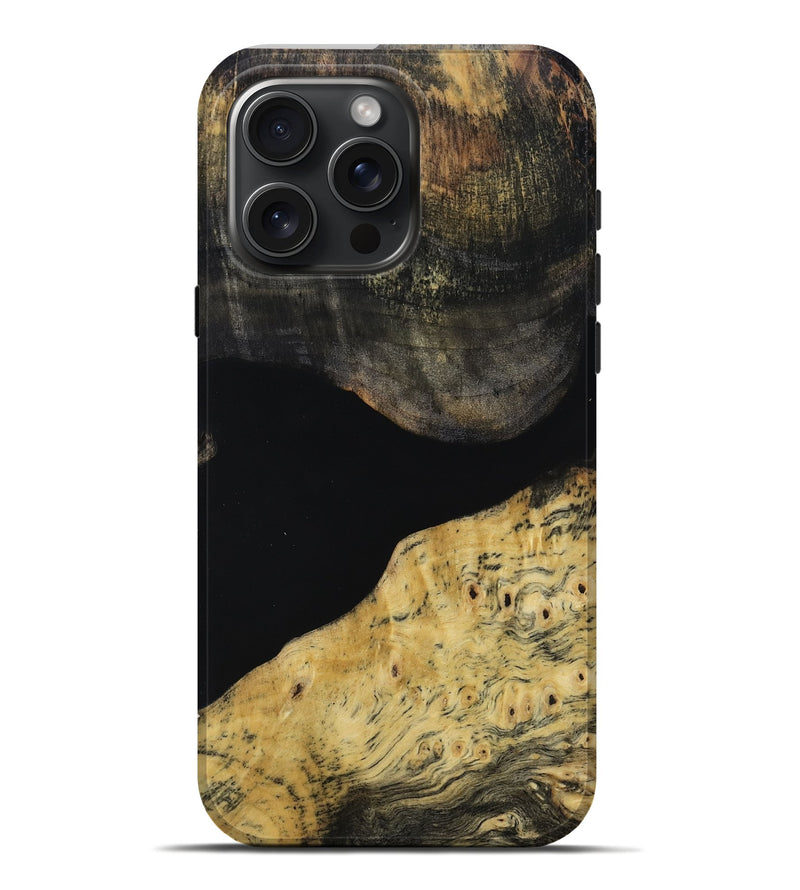 iPhone 16 Pro Max Wood Live Edge Phone Case - Enos (Wood Burl, 814261)