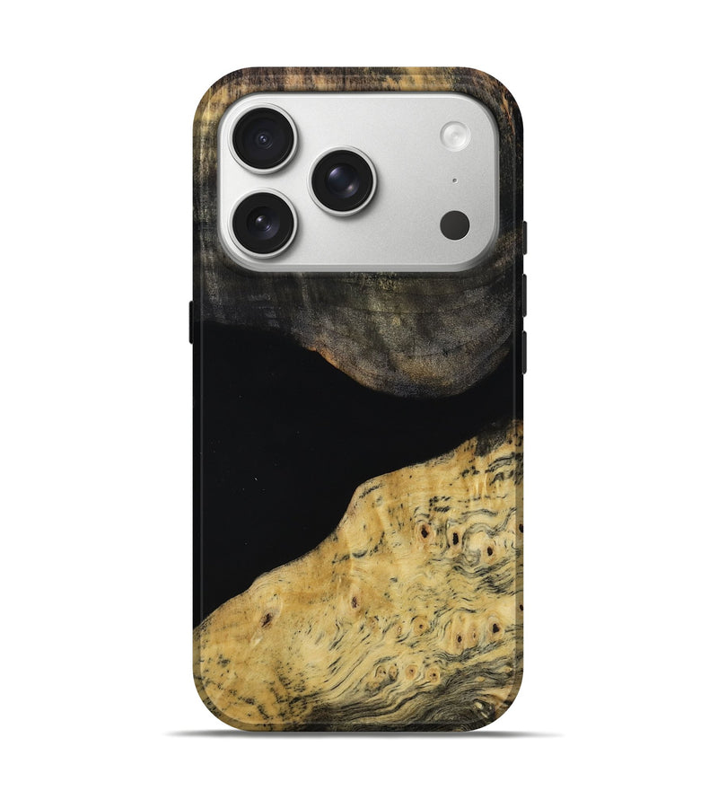 iPhone 17 Pro Wood Live Edge Phone Case - Enos (Wood Burl, 814261)
